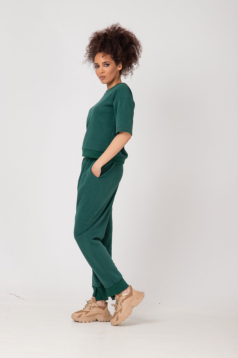 Drop crotch pants  - TOSHA