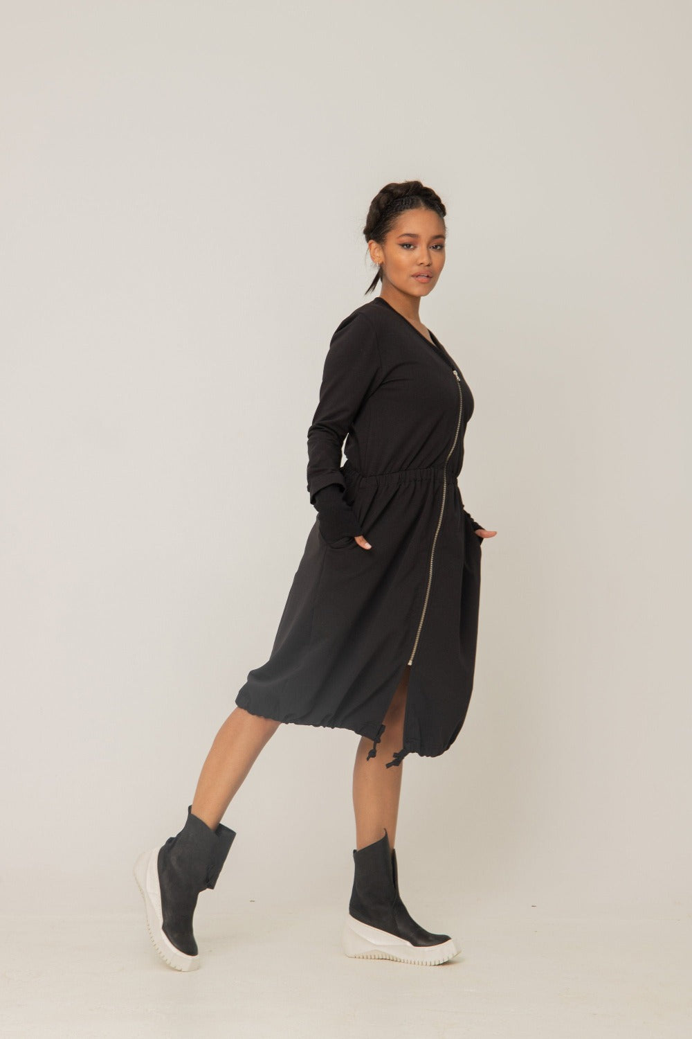 Classic sweatshirt midi dress - DEXA