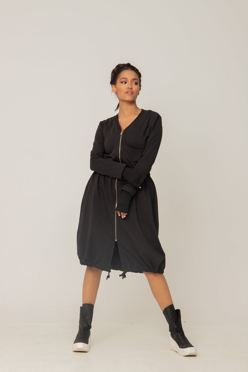 Classic sweatshirt midi dress - DEXA