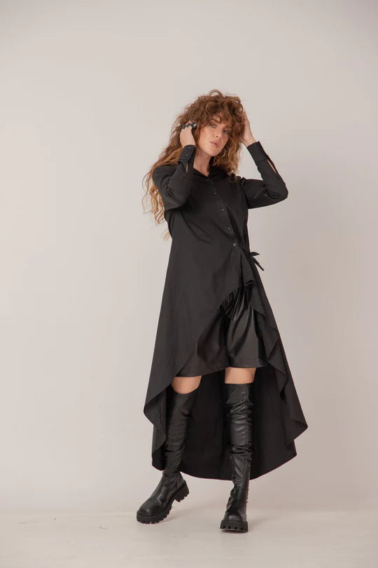 Asymmetrical maxi shirt - ETANA