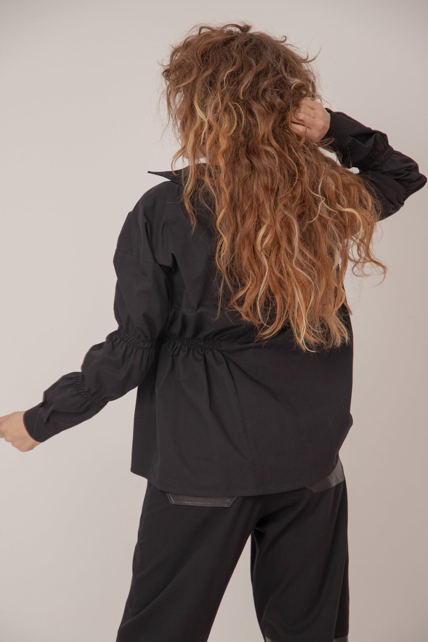 Flared poplin shirt - INEZ