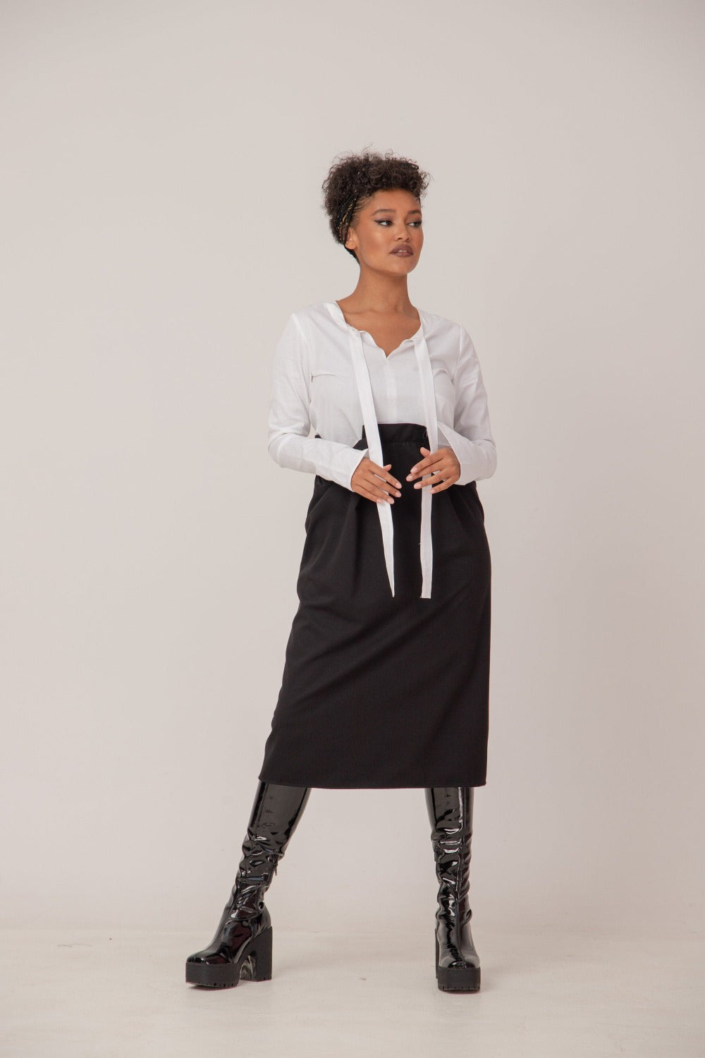 Elegant midi dress - ELYSE