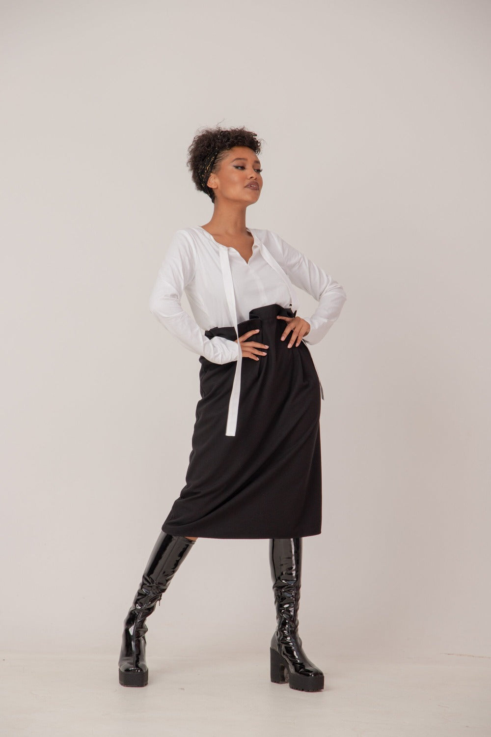 Elegant midi dress - ELYSE