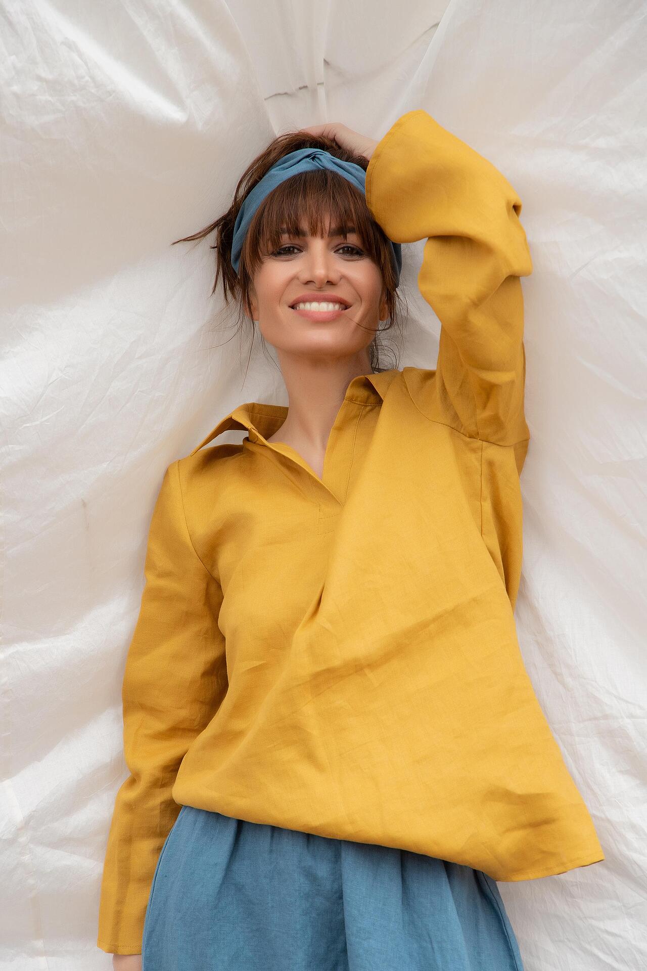 Linen blouse - AMALI