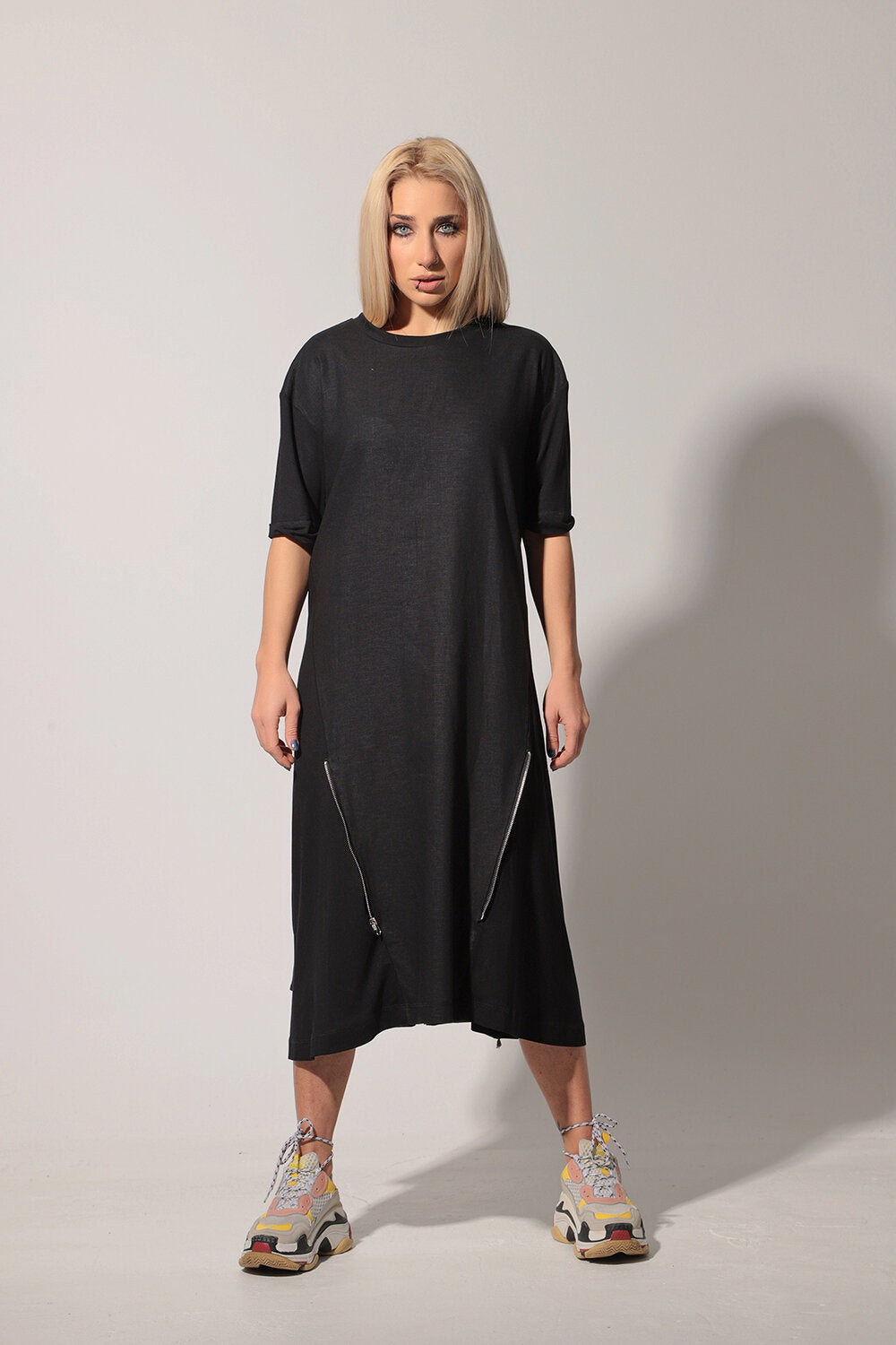Linen midi dress - FINNA