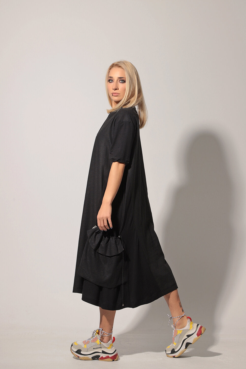 Linen midi dress - FINNA