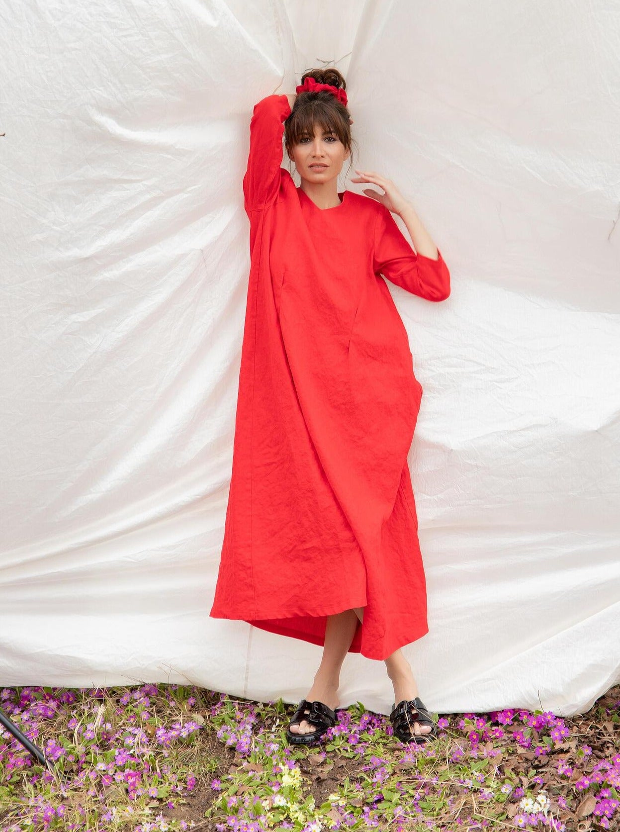 Long Dress with Pockets - GALI