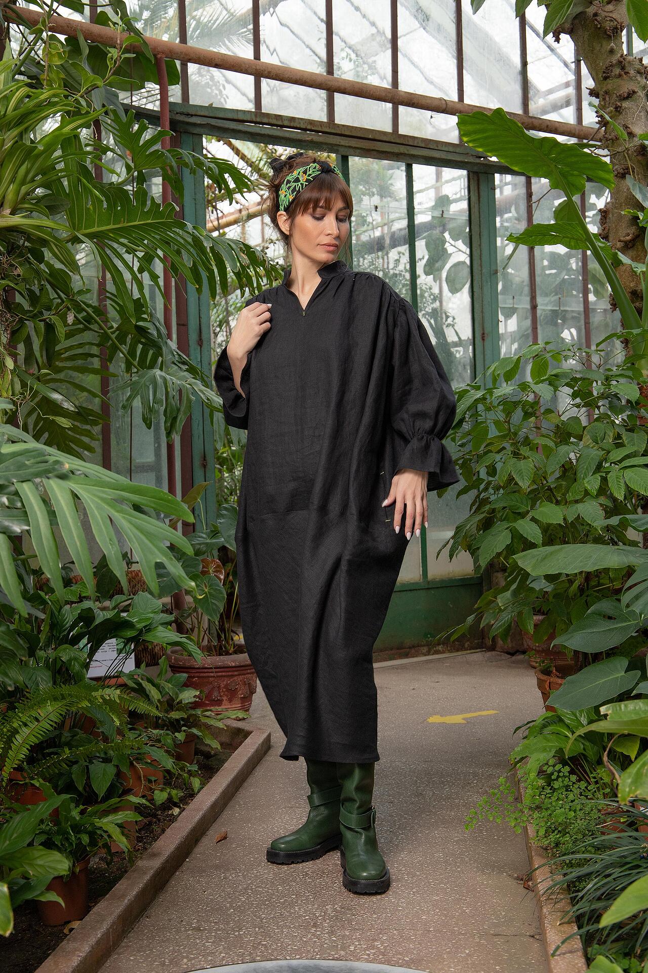 Boho Linen Dress GISELLE