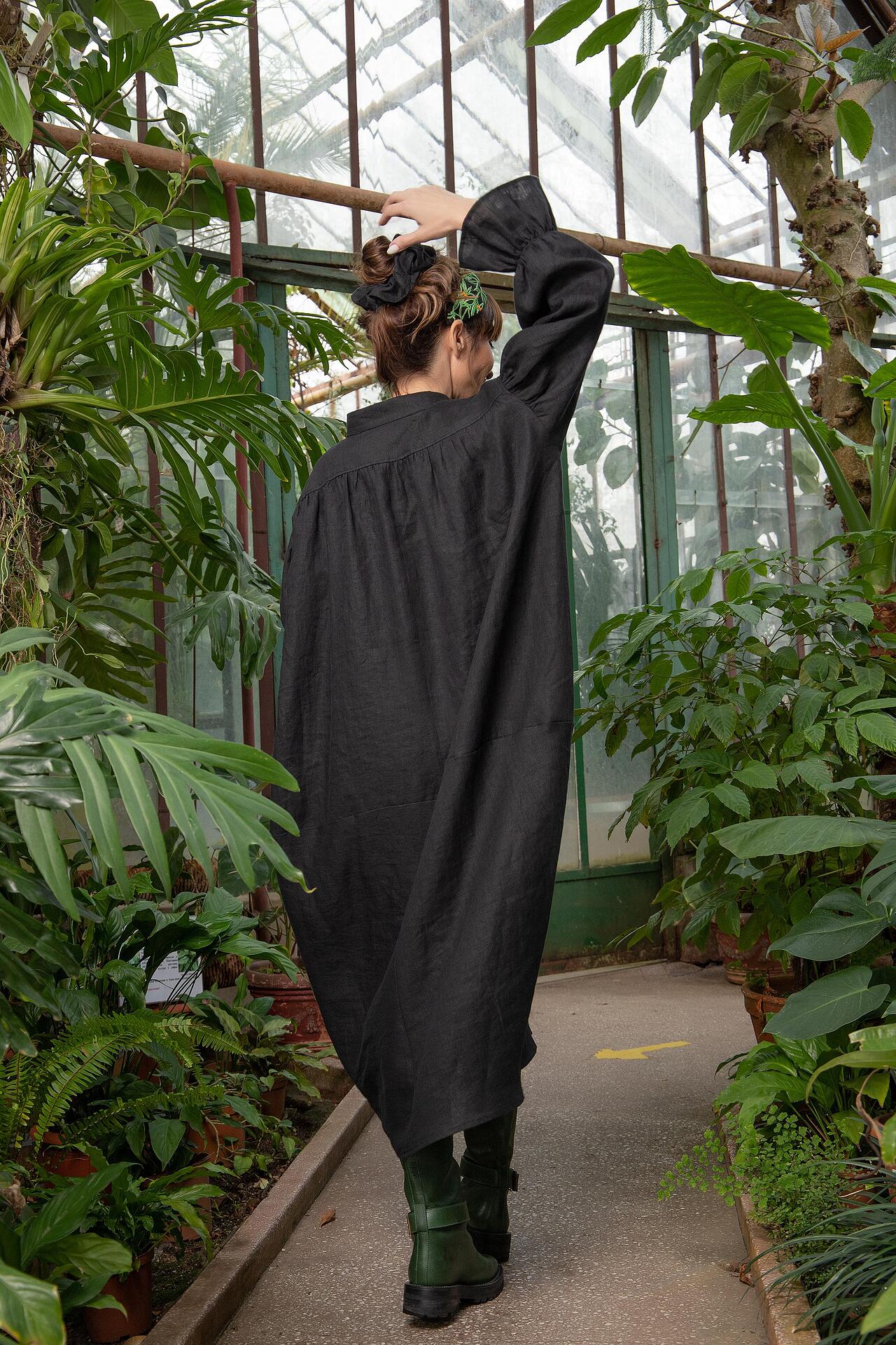 Boho Linen Dress GISELLE