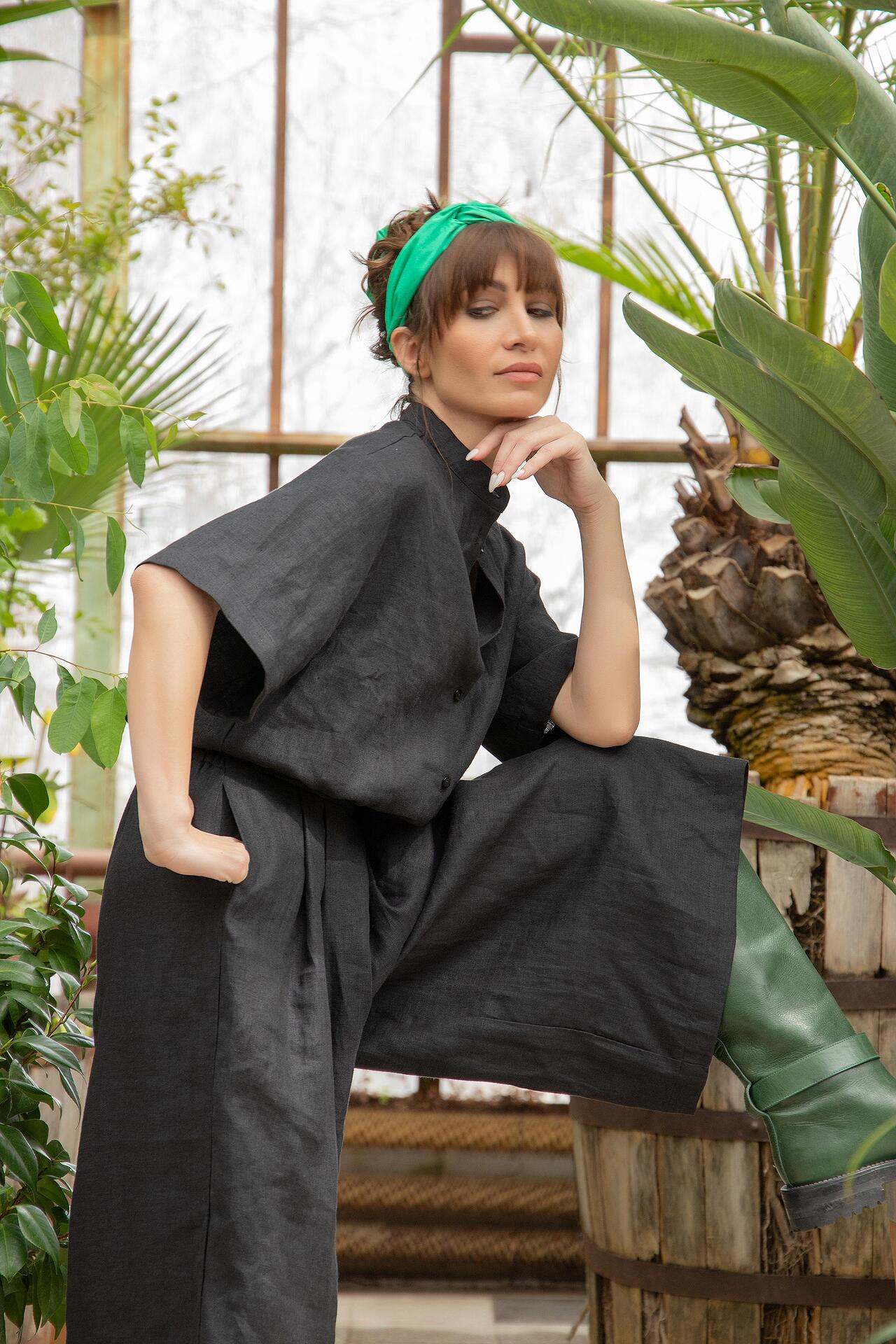 Linen Jumpsuit - BRIONY