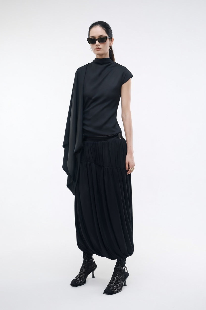 Women's Draped Skirt