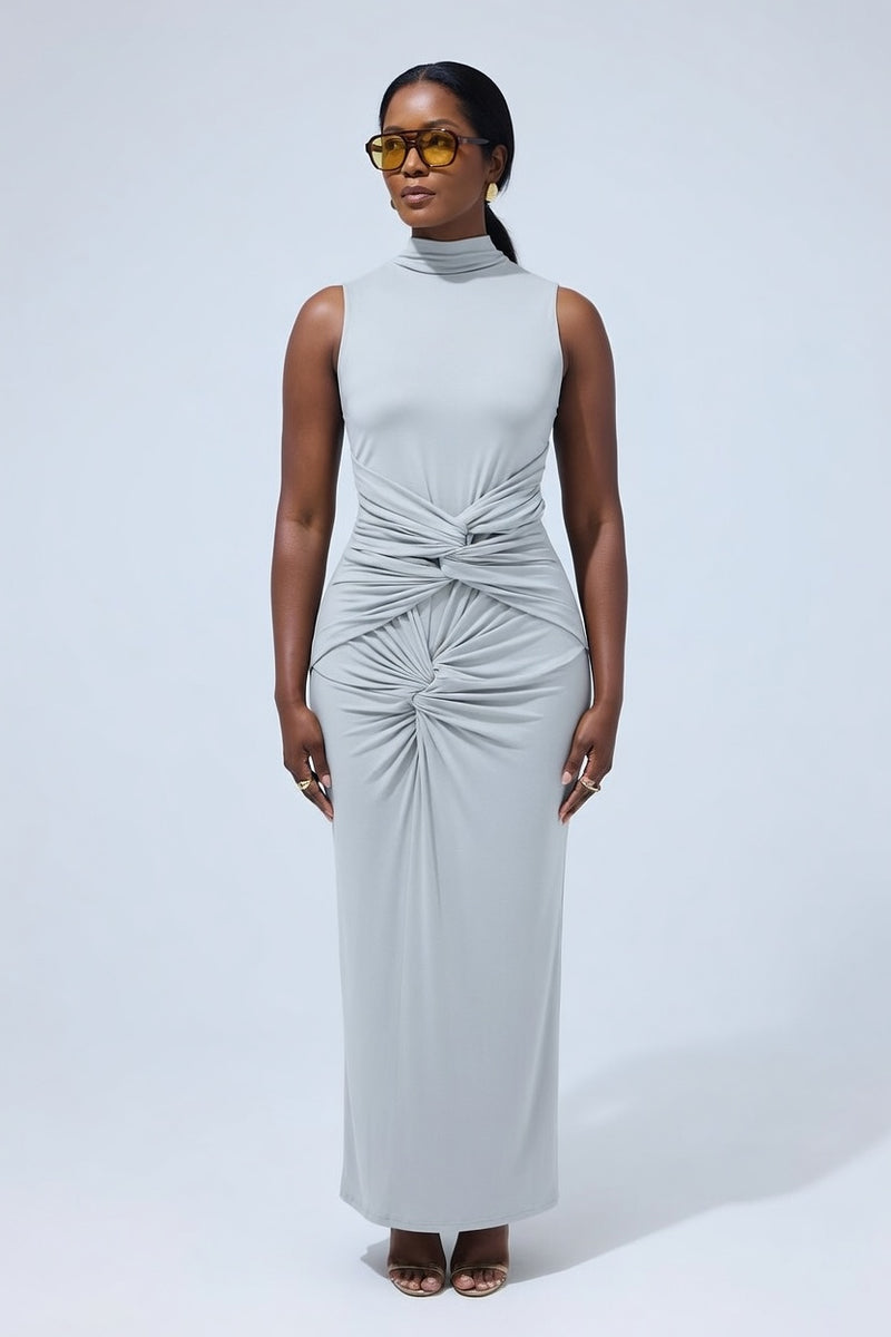 Ruched Midi Dress