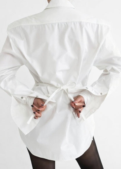 Women's White Cotton Shirt