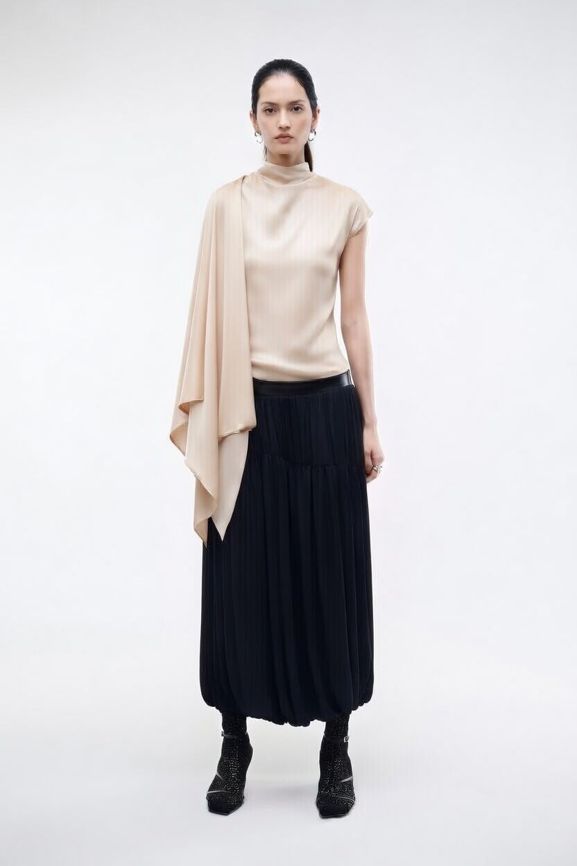 Women's Draped Skirt