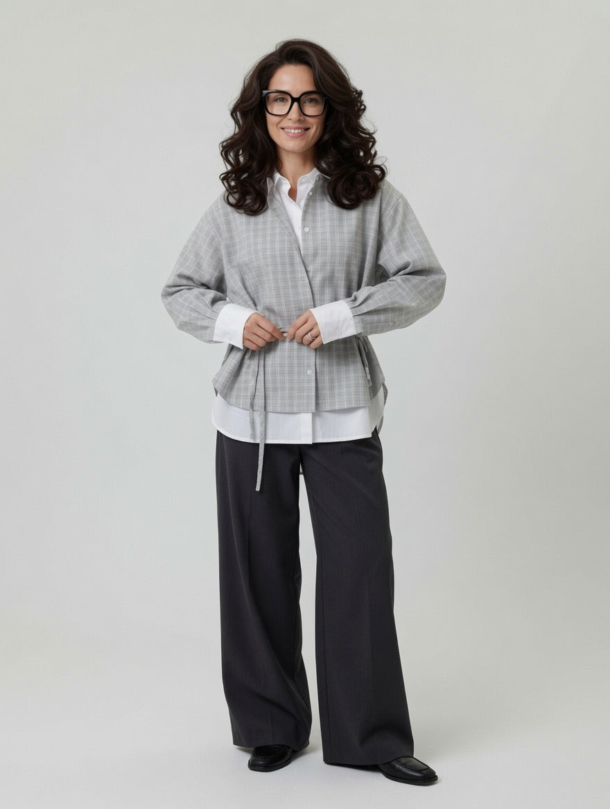 Layered Cotton Shirt