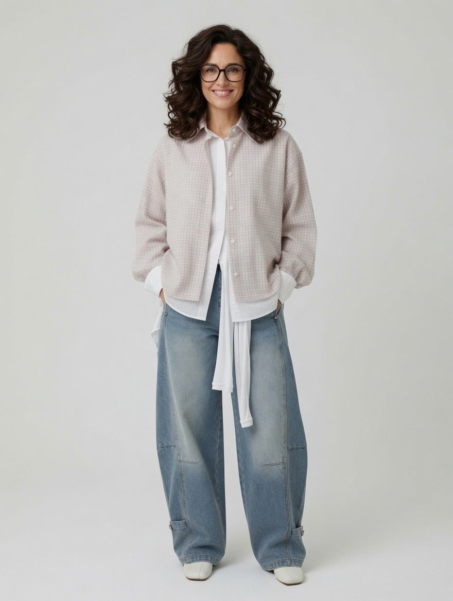 Layered Cotton Shirt