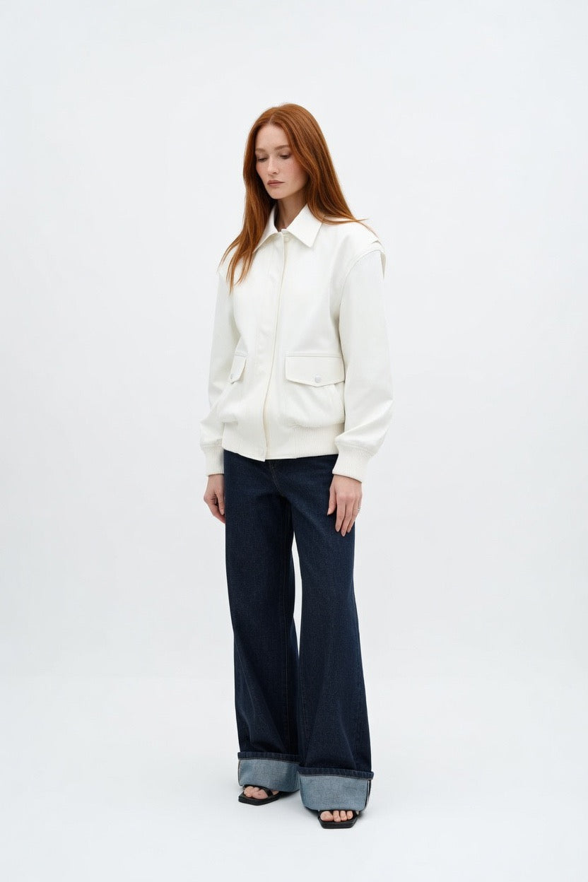 Oversized Straight Leg Jeans