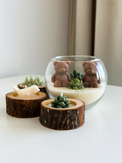 Soy Bear - Cactus Candle