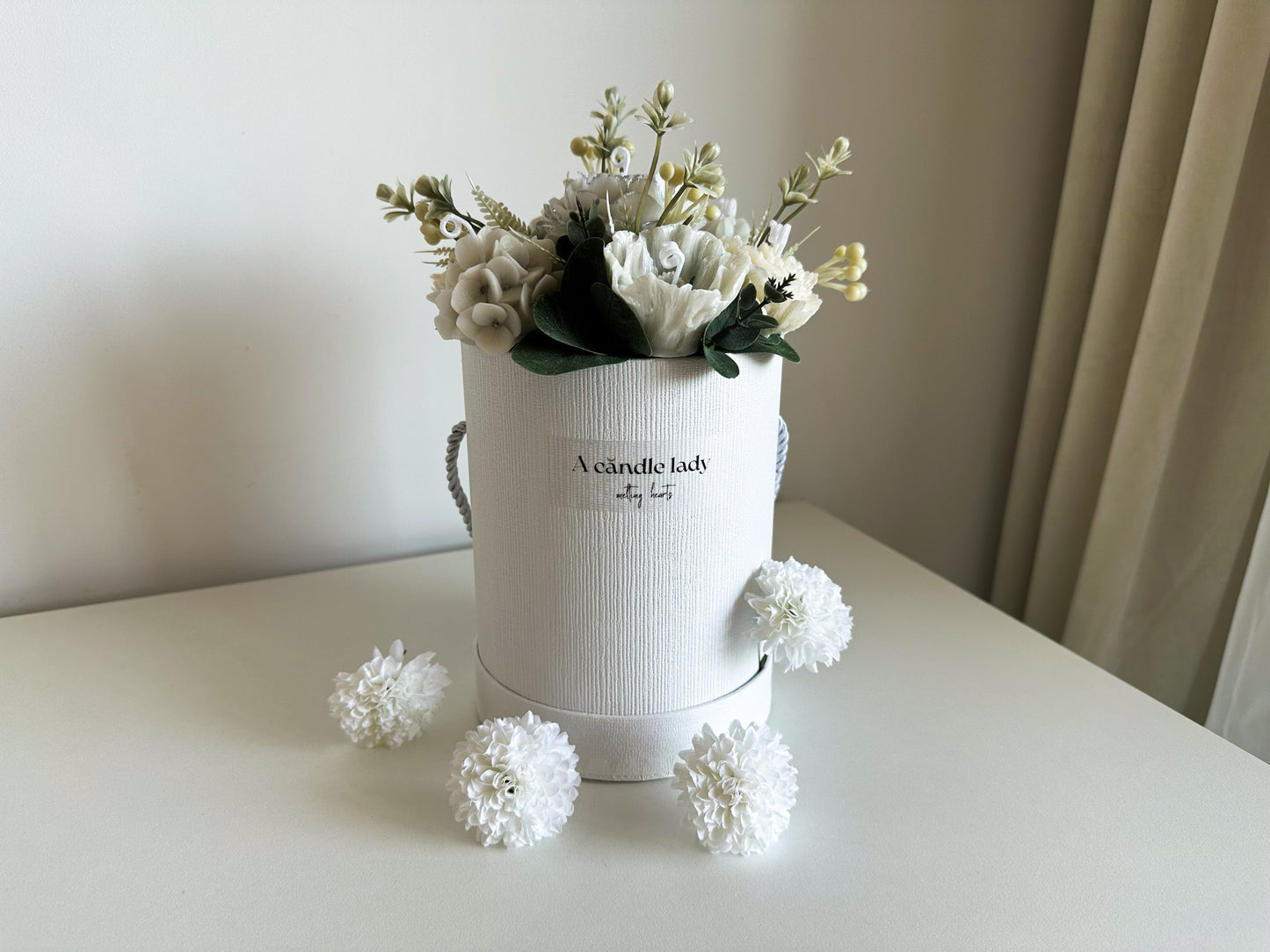 Spring Blooms Candle Bouquet