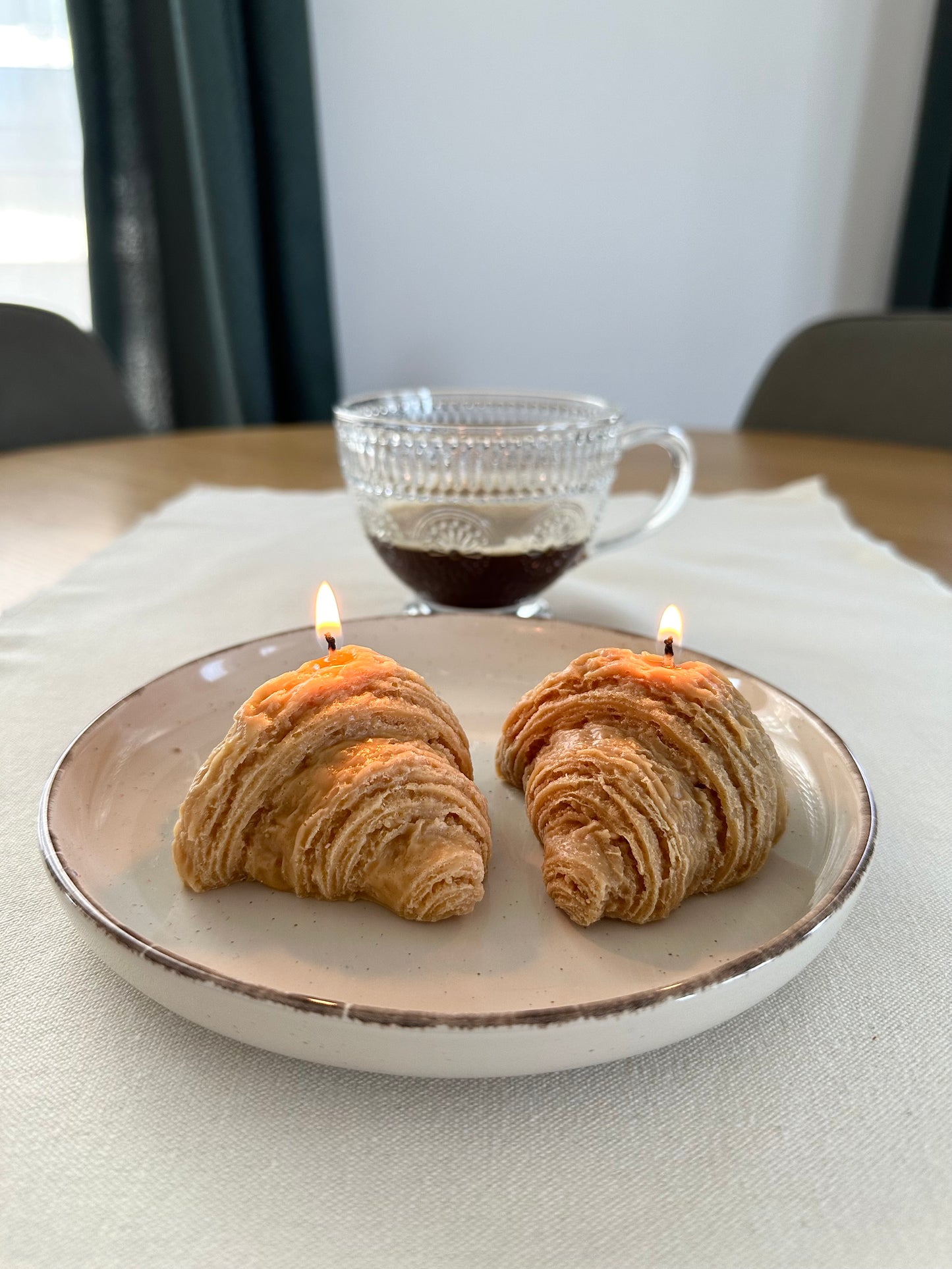 Food Croissant Wax Candle