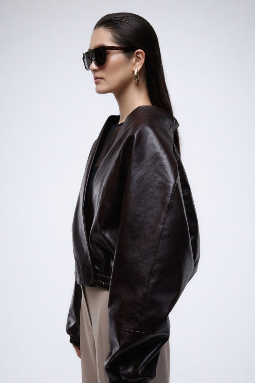 Women's Faux Leather Jacket