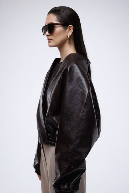 Women's Faux Leather Jacket
