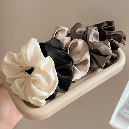 Satin Scrunchie 5x Set