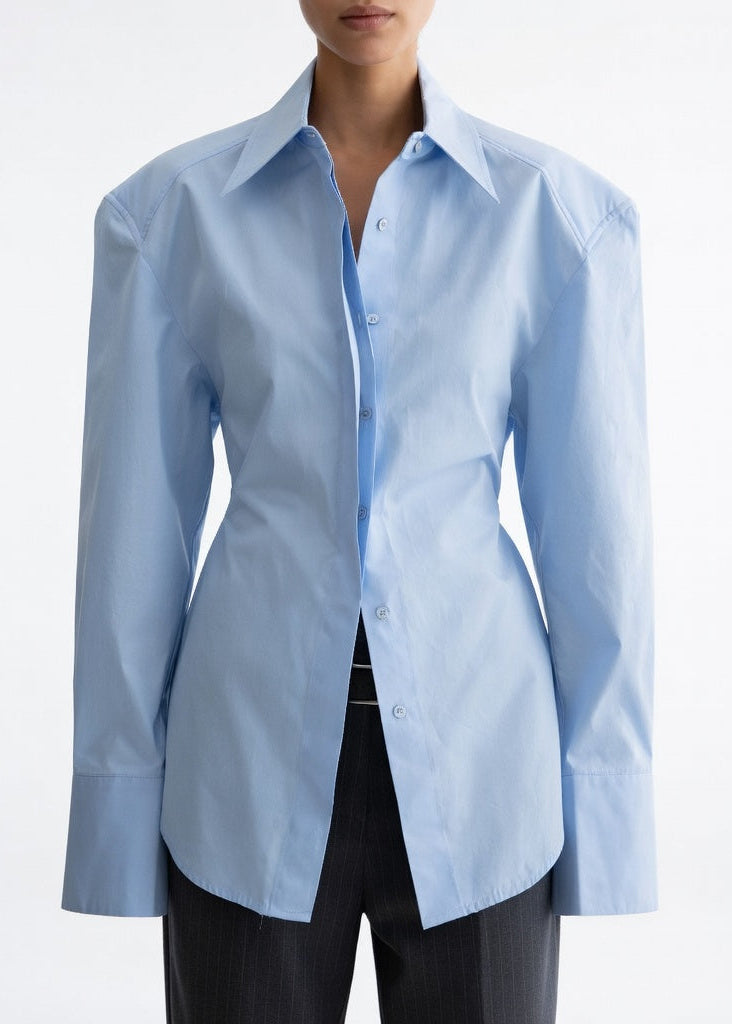 Women's White Cotton Shirt