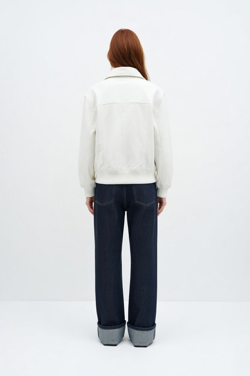 Oversized Straight Leg Jeans