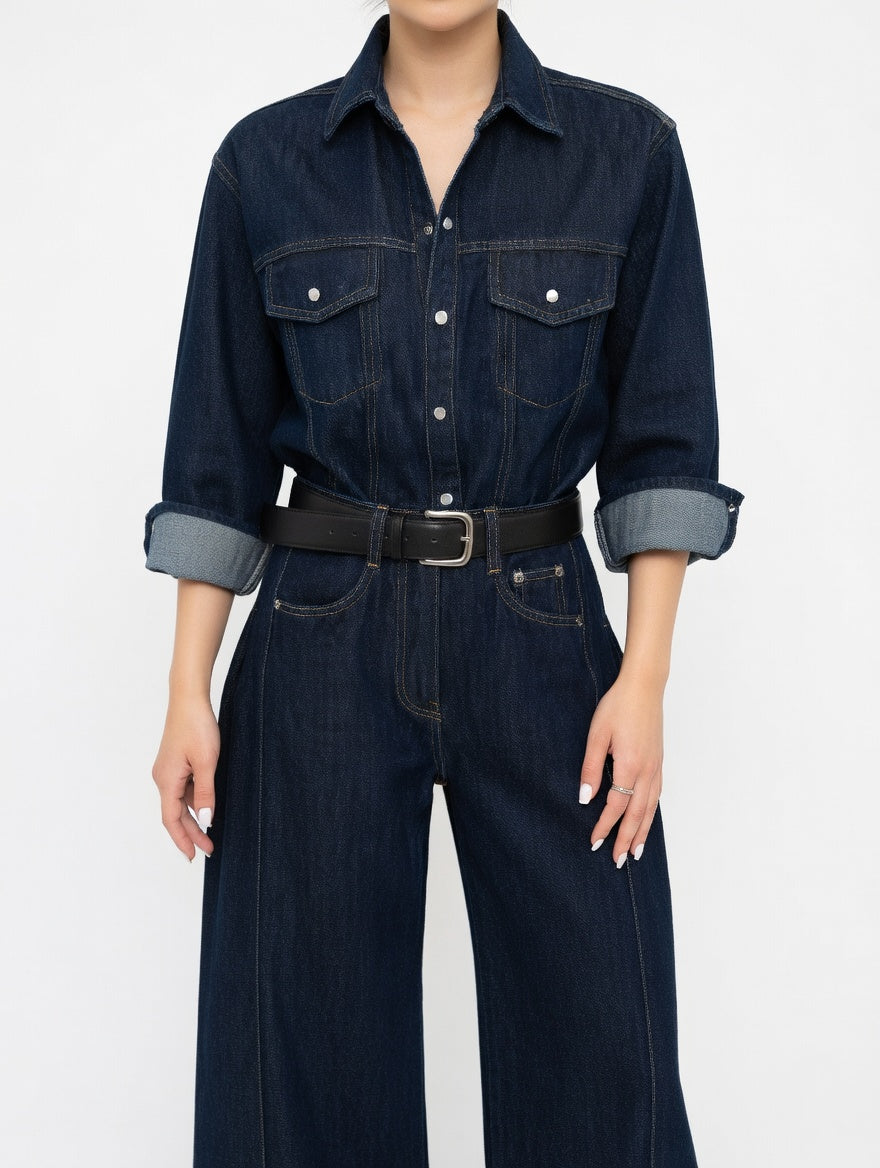 Women's Dark Denim Set