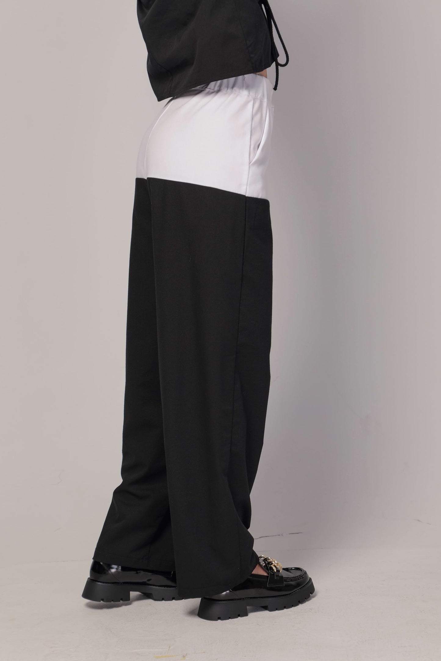 TILDA - Wide leg drop-crotch trousers