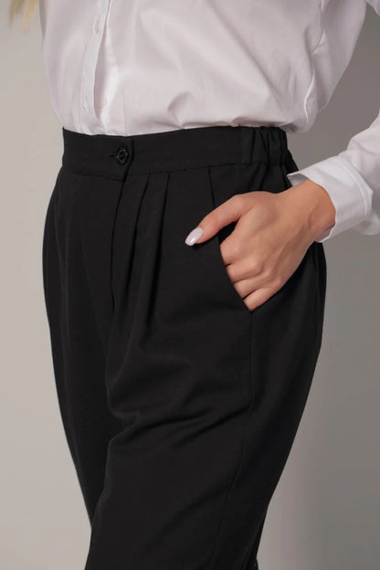 AURA - Smart drop crotch trousers
