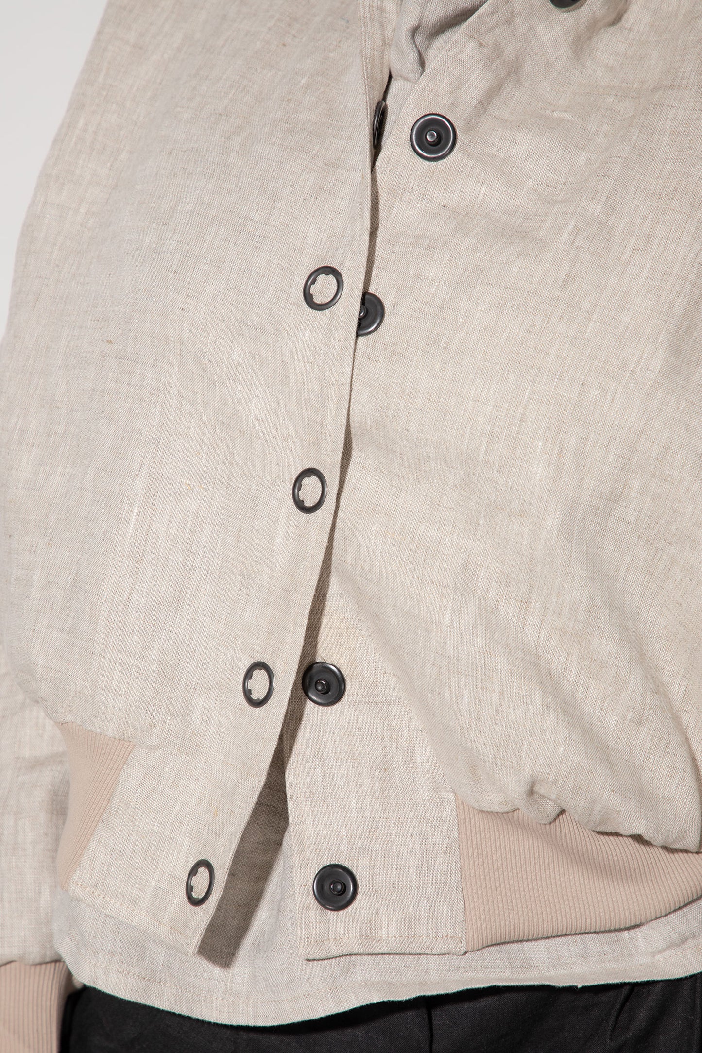 Linen Short Jacket - NUDARA