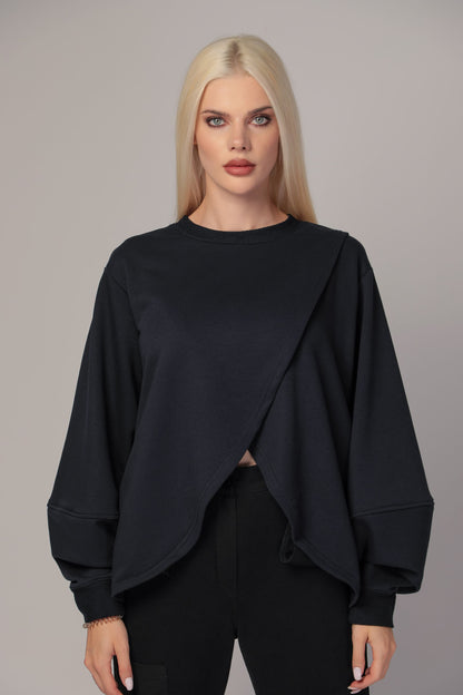 AELLA - Blouse with crossed back