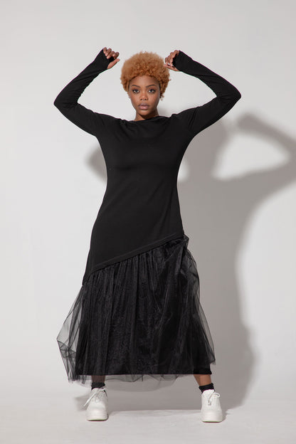 Tulle Maxi Dress - NURIA