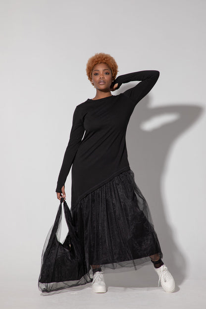 Tulle Maxi Dress - NURIA