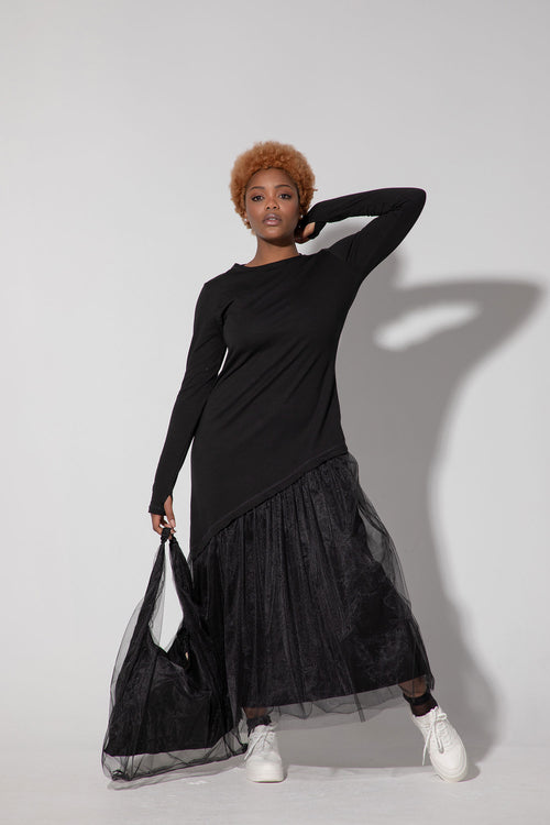 Tulle Maxi Dress - NURIA