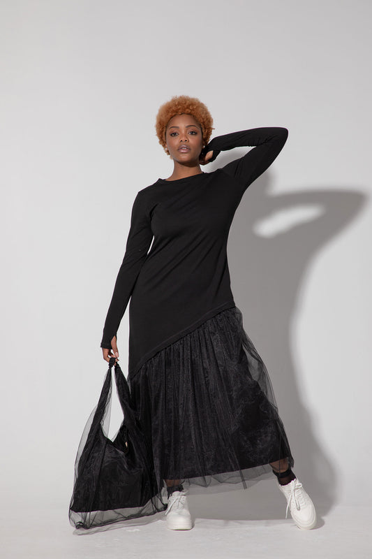 Tulle Maxi Dress - NURIA