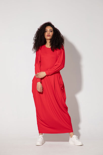 Artistic Viscose Dress - MEDORA