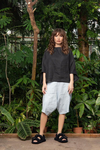 Drop Crotch Linen Pants - COCO