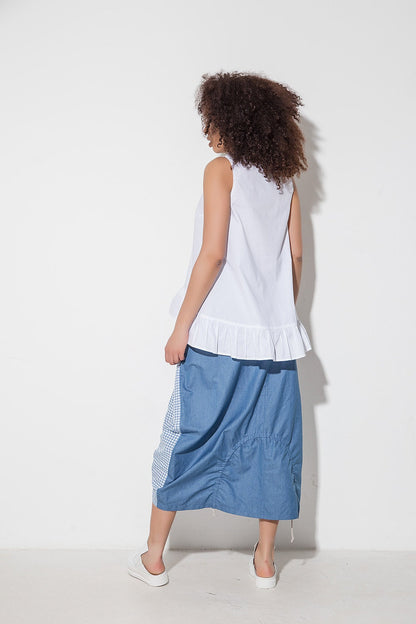 Maxi linen skirt - GINGA