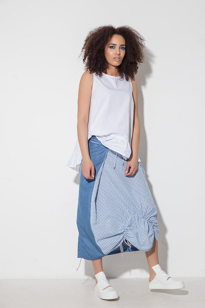 Maxi linen skirt - GINGA