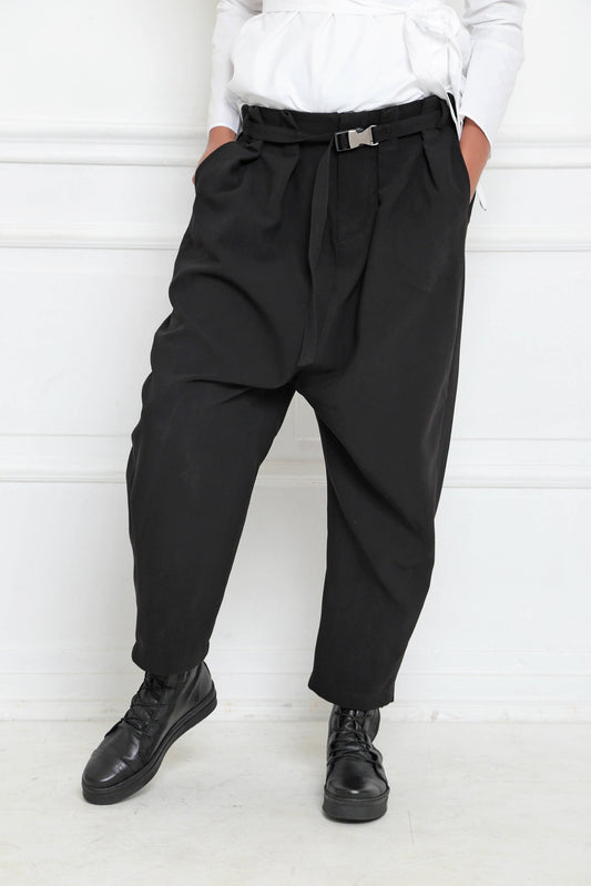 Smart drop crotch trousers - MAISHA