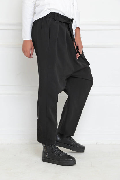 Smart drop crotch trousers - MAISHA