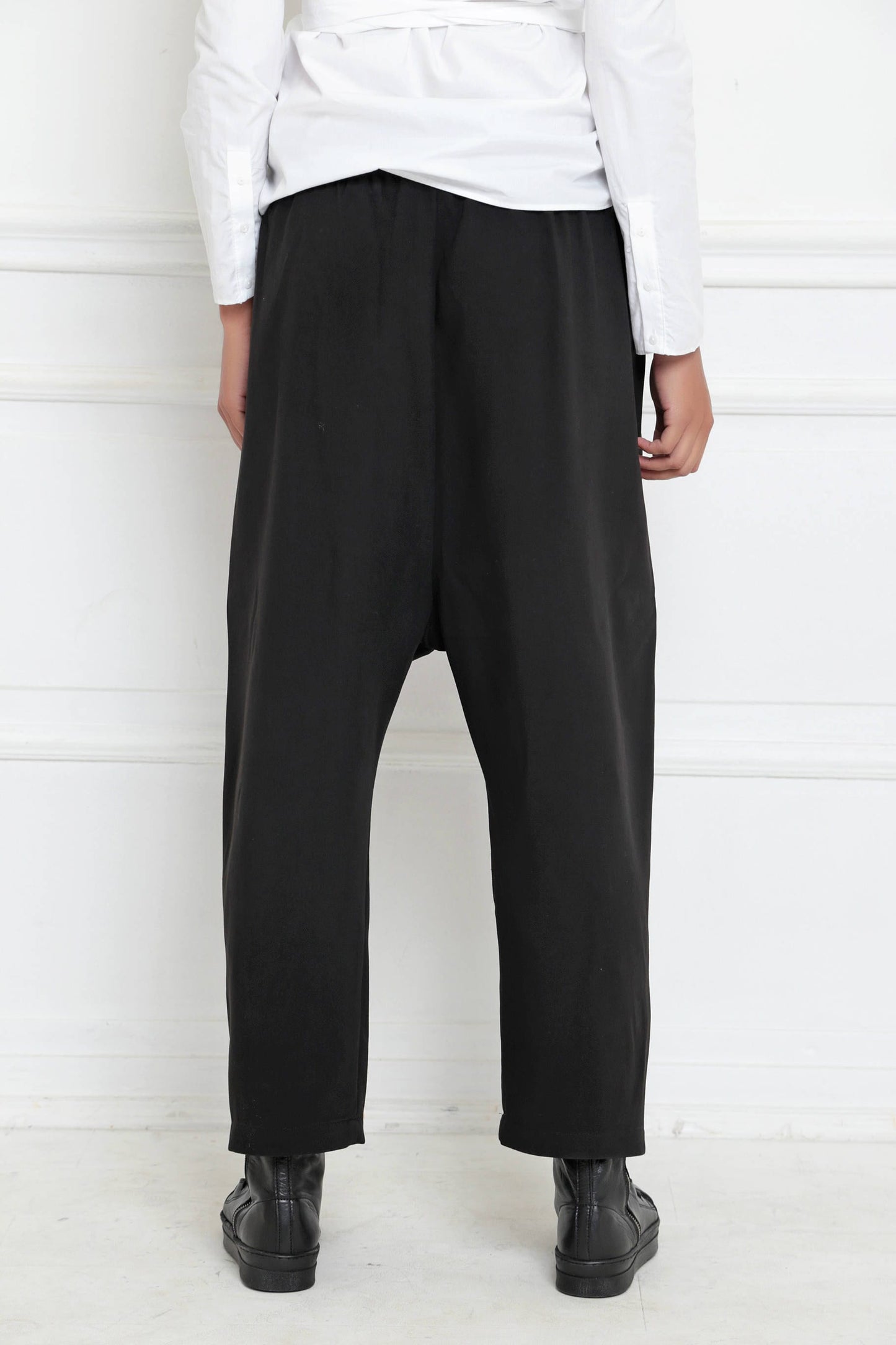 Smart drop crotch trousers - MAISHA