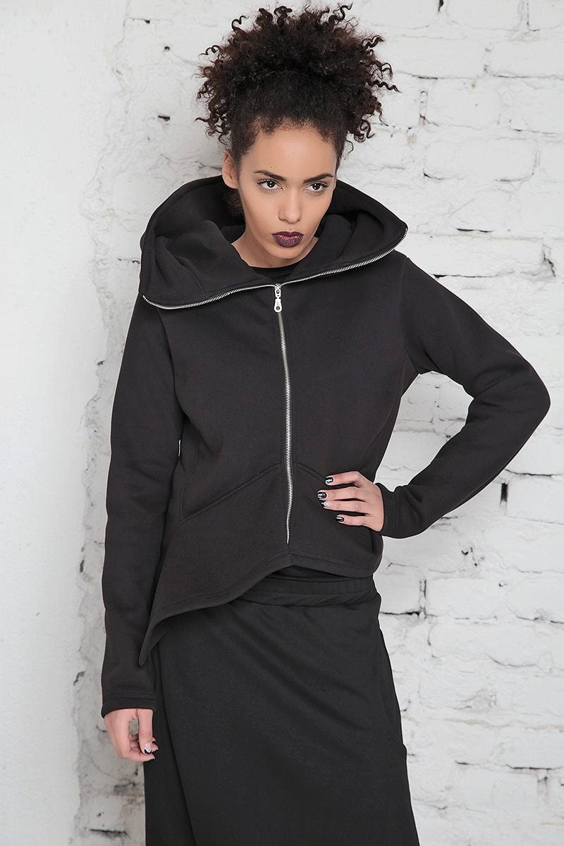 Asymmetrical hoodie online