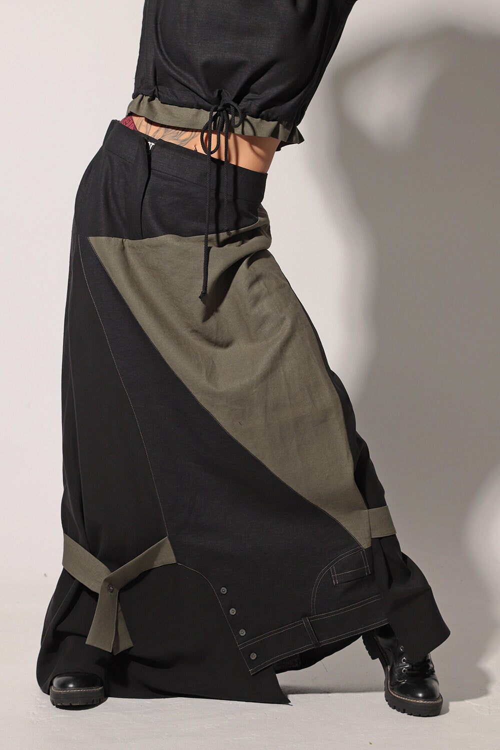 Maxi linen skirt - KENGA