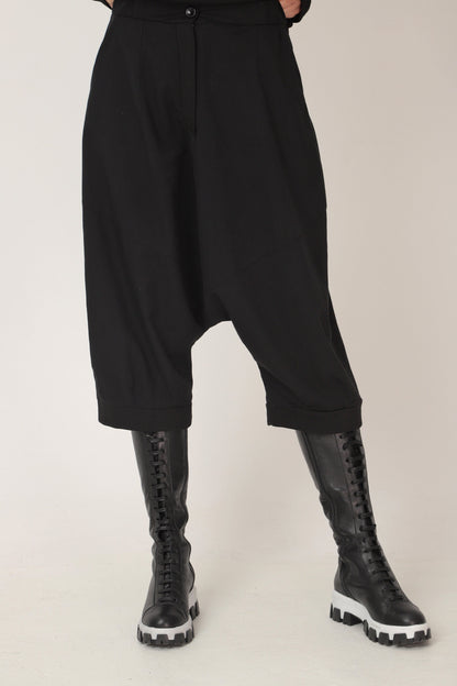 Oversized cropped harem trousers - DIRMA
