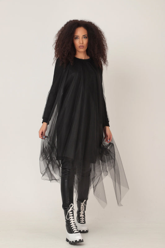 Oversized midi dress - AWENA